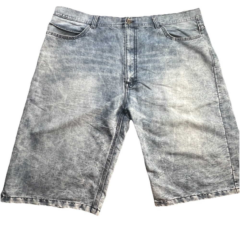 Vintage‎ Y2K Halifax Baggy Denim Acid Wash Shorts